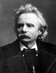 Retrato de Edvard Grieg (1843 - 1907) compositor noruego. de Unknown photographer