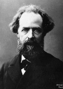 Retrato de Elysee (Elisee) Reclus (1830-1905), geógrafo, militante anarquista de Unknown photographer