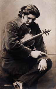 Retrato de Eugene Ysaye (foto en blanco y negro) de Unknown photographer