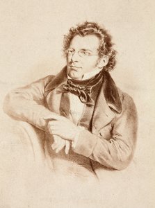 Retrato de Franz Schubert, hacia 1860 (grabado) de Unknown photographer