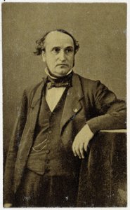 Retrato de Frédéric Sauvage en 1854, inventor francés (1786 - 1857): diseñador de una hélice para barco de vapor de Unknown photographer