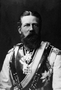 Retrato de Federico III (1831-1888), Rey de Prusia y Emperador de Alemania en 1888 durante 99 días.