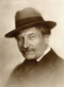 Retrato de Gustave Charpentier (1860-1956), compositor francés.