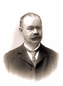 Retrato de Hermann Hollerith (1860-1929), estadístico estadounidense.