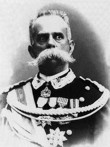 Retrato de Humberto I (1844-1900), rey de Italia de 1878 a 1900, asesinado por el anarquista Bresci. de Unknown photographer