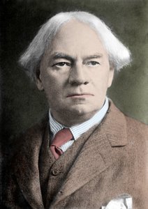 Retrato de Jerome K. Jerome o Jerome Klapka Jerome Escritor inglés (1859-1927).