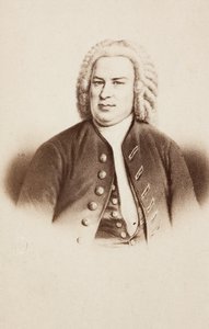 Retrato de Johann Sebastian Bach, a partir de una imagen anterior