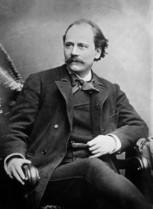 Retrato de Jules Massenet (foto en blanco y negro) de Unknown photographer