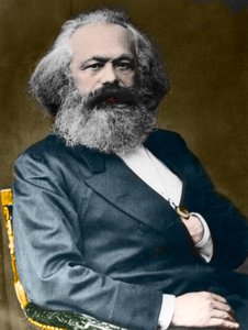 Retrato de Karl Marx (1818-1883).