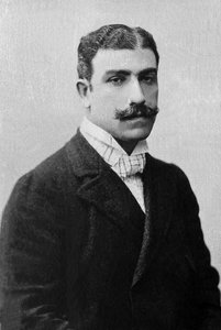 Retrato de Lucien Germain Guitry (1860-1925), actor francés.