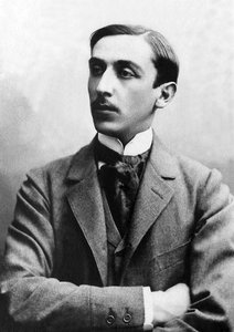 Retrato de Maurice Barrès (1862-1923), ensayista, novelista y político francés.