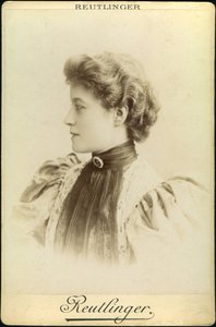 Retrato de Melle Brandes comediante (Marthe Brandes de Unknown photographer