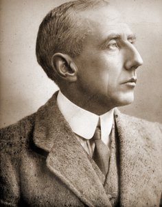 Retrato de Roald Amundsen (1872 - 1928).