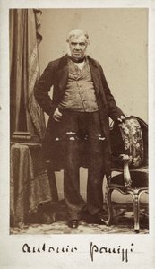 Retrato del senador Antonio Panizzi (1797-1879) Director de la Biblioteca del Museo Británico