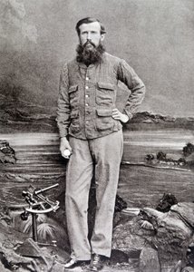 Retrato de Speke, explorador británico (1827 - 1864) de Unknown photographer
