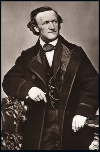 Retrato del compositor Richard Wagner (1813-1883) - Retrato de Richard Wagner (1813-1883), compositor alemán.