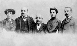 Retrato de la familia Fino de Unknown photographer