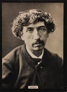 Retrato del arquitecto francés Jean-Louis-Charles Garnier (1825-1898)