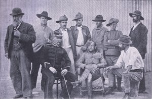 Prisioneros en la cárcel de Pietersburg, Navidad de Unknown photographer