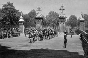 Procesión del Jubileo de Diamante de la Reina Victoria, 22 de junio de 1897 de Unknown photographer