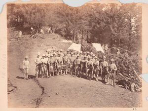 Seaforth Highlanders (Ross-shire Buffs, El Duque de Albany), Expedición a Black Mountain de Unknown photographer