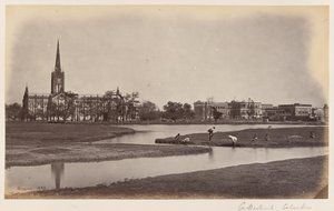 La Catedral y el Palacio del Obispo, Calcuta de Unknown photographer