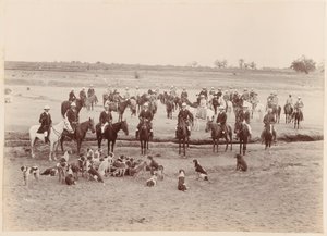 La caza del valle de Peshawar, 1896