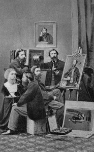 El artista escultor, pintor y fotógrafo. Fotografía, finales del siglo XIX, París. Colección Selva.