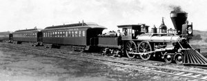 El tren del Chicago, Rock Island and Pacific Railroad (CRI&P RR) utilizado desde 1852 de Unknown photographer