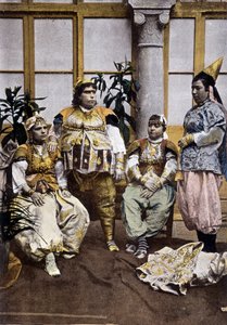 Mujer tunecina. Trajes antiguos. Fotografía del siglo XIX.