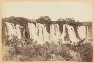 Cataratas Umgeni, Provincia de Natal, Sudáfrica, 1882 circa de Unknown photographer