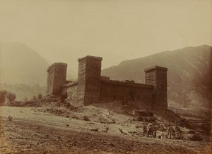 Vista del Fuerte Chitral, 1895
