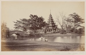Vista de los Jardines de Edén, Calcuta de Unknown photographer