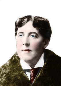 Retrato del escritor Oscar Wilde alrededor de 1900. Fotografía del siglo XIX de Unknown photographer