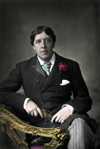Retrato del escritor Oscar Wilde. Fotografía del siglo XIX de Unknown photographer