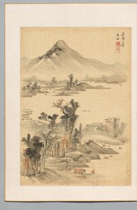 Paisaje, 1815 de Uragami Shunkin
