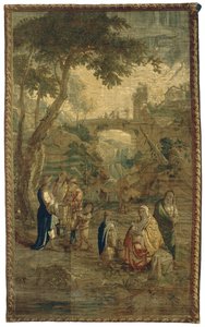 el adivino Vida popular a Teniers (título de la serie) de Urbanus Leyniers