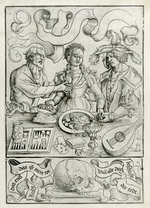 Amor mercenario, c.1511 (xilografía) de Urs (1485 1528) Graf