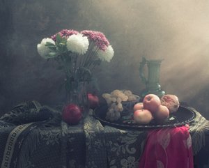 Naturaleza muerta floral otoñal de UstinaGreen