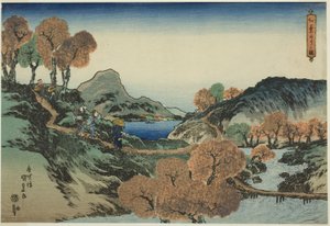 Visualización de los arces de Utagawa Kunisada