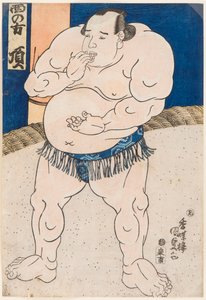 Retrato del luchador de sumo Itadaki