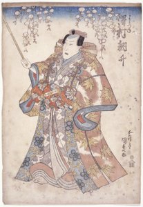 Sawamura Tossh? En el papel de Yoshitsune (xilografía en color) de Utagawa (1786 1865) Kunisada