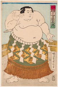 Retrato del luchador de sumo Umgatani