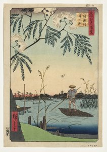 Río Ayase y Kanegafuchi, 1857