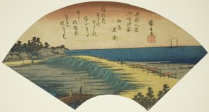 Clima despejado en Susaki, de la serie "Ocho vistas de la capital oriental"