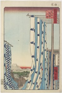 Calle de los tintoreros, Kanda, noviembre de 1857