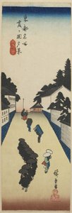 Vista Nocturna de Kasumigaseki, 1830-1844