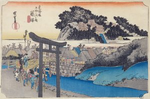 Fujisawa: el Yugyo-ji, o Shojoko-ji, templo budista de la secta Ji, de la serie 