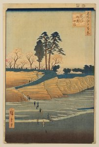 Gotenyama en Shinagawa, de la serie «Cien vistas famosas de Edo»