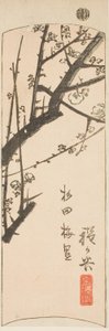 Hodogaya, sección de la hoja no. 2 de la serie "Imágenes recortadas del Tokaido (Tokaido harimaze zue)" de Utagawa Hiroshige